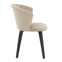 Silla Terciopelo Madera - Scroll