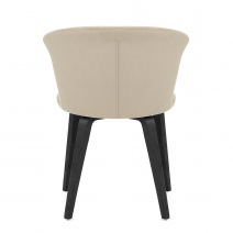 Silla Terciopelo Madera - Scroll