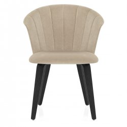 Silla Terciopelo Madera - Scroll