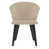 Silla Terciopelo Madera - Scroll