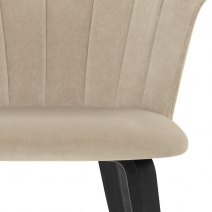 Silla Terciopelo Madera - Scroll