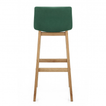 Taburete Terciopelo Roble - Colt Verde
