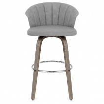 Taburete Polipiel Madera Concerto - Gris