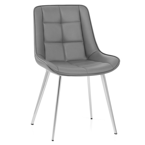 Silla Polipiel Cromo - Milano Silla Polipiel Cromo - Milano