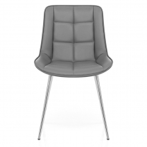 Silla Polipiel Cromo - Milano