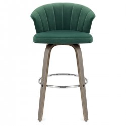 Taburete Terciopelo Madera - Concerto