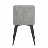 Silla Polipiel Metal - Galaxy Gris