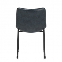 Silla Polipiel Metal - Tucker Gris