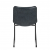 Silla Polipiel Metal - Tucker Gris