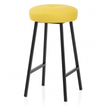 Banqueta Polipiel Satinado - Buzz Amarillo