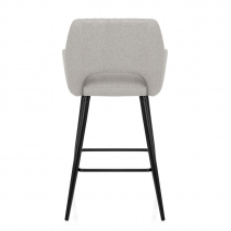 Taburete Tela Metal - Lopez Gris