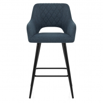 Taburete Tela Metal - Lopez Blu