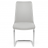Silla Polipiel Cromo - Alder Gris