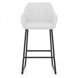 Taburete Polipiel Metal - Kanto Gris