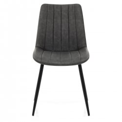 Silla Cuero Sintético Anticado - Camino Grigio 