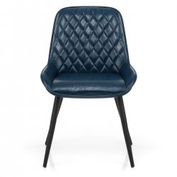 Silla Cuero Sintético Anticado - Lincoln Marrón