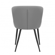 Silla Polipiel Metal - Provence Gris