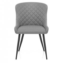 Silla Polipiel Metal - Provence Negro