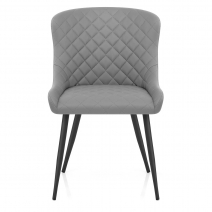 Silla Polipiel Metal - Provence Gris