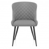 Silla Polipiel Metal - Provence Gris