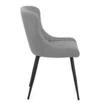 Silla Polipiel Metal - Provence Gris