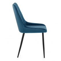 Silla Terciopelo - Chevy Azul