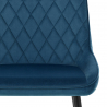 Silla Terciopelo - Chevy Azul