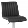 Taburete Cuero Real - Debut Negro