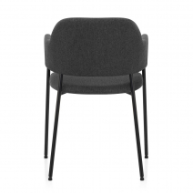 Silla Comedor Tela - Trent Gris Oscuro