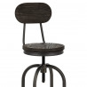 Taburete Madera Oscura - Vintage Swivel