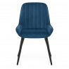 Silla Terciopelo Metal - Mustang Azul Oscuro