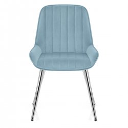 Silla Terciopelo Cromo - Mustang Amarillo