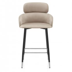 Taburete Terciopelo - Chloe Negro