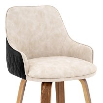Piper BS Walnut PU + Fabric