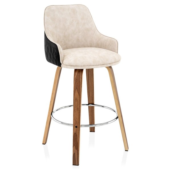 Piper BS Walnut PU + Fabric