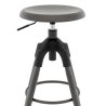 Onyx Bar Stool Gunmetal