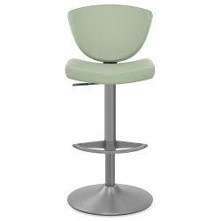 Taburete Cuero Auténtico -...