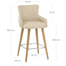 Taburete Sintético Madera - Diablo