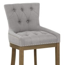 Taburete Madera Tela - Knightsbridge
