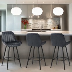 Taburete Polipiel - Mustang