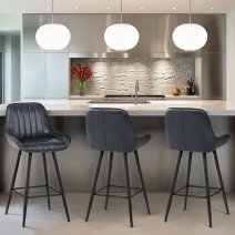 Taburete Polipiel - Mustang