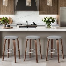 Taburete Tela Madera - Stockholm