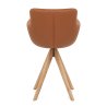 Taburete Cuero Madera - Rome