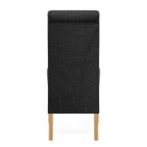 Silla Tela Roble - Carlo Gris