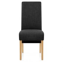 Silla Tela Roble - Carlo Gris