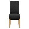 Silla Tela Roble - Carlo Gris