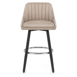 Taburete Polipiel Antiguo Satinado - Hamilton Verde