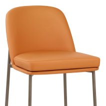 Taburete Cuero Auténtico - Cruz