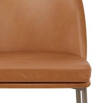 Taburete Cuero Auténtico - Cruz