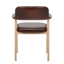 Silla Cuero Auténtico Madera - Elba